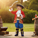 Costume vestito di carnevale Pirati Capitano bambino da 3 a 6 anni