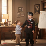 Costume vestito di carnevale Carabiniere bambino 7-10 anni