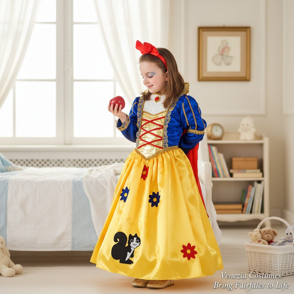 Costume vestito di carnveale Principessa dei boschi bambina Baby 2-6 anni