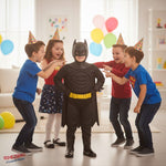 Costume vestito di carnevale cavaliere della notte bambino da 4 a 6 anni