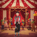 Costume vestito di carnevale Circense bambino da 7S a 10XL