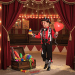 Costume vestito di carnevale Circense bambino 3-6 anni