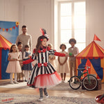 Costume vestito di carnevale Circense bambina 3-6 anni