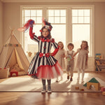 Costume vestito di carnevale Circense bambina 3-6 anni