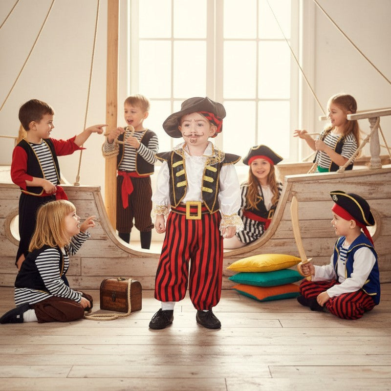 Costume vestito di carnevale Piccolo Pirata bambino 0–2 anni | Veneziano