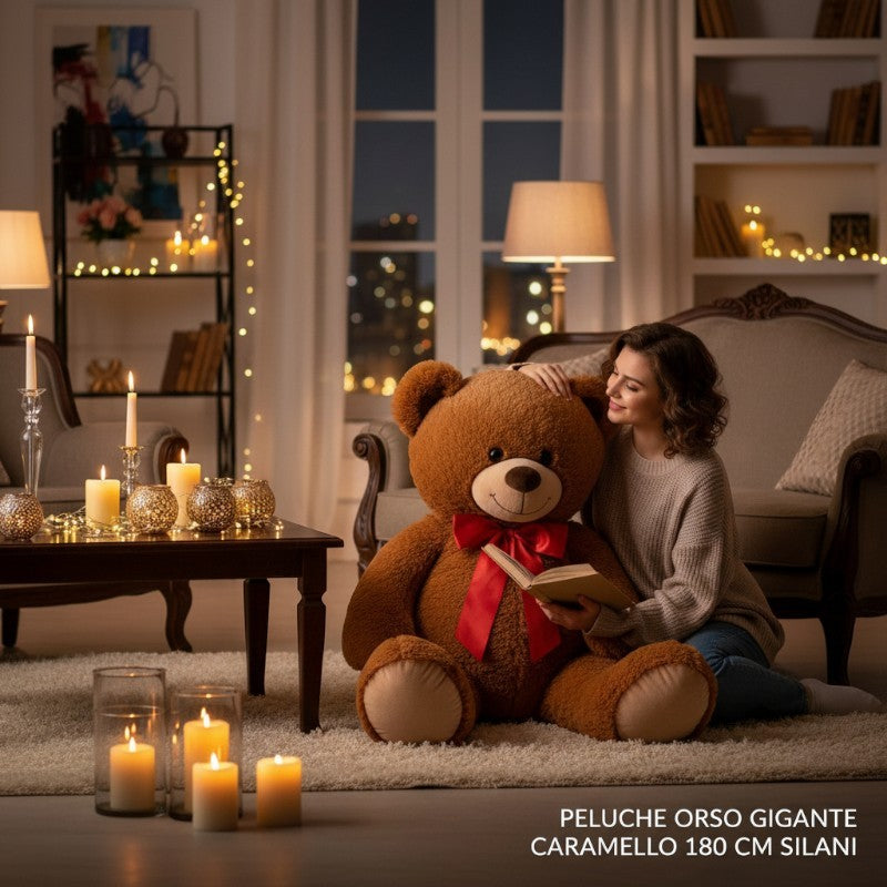 Peluche Orso 180 cm Caramello
