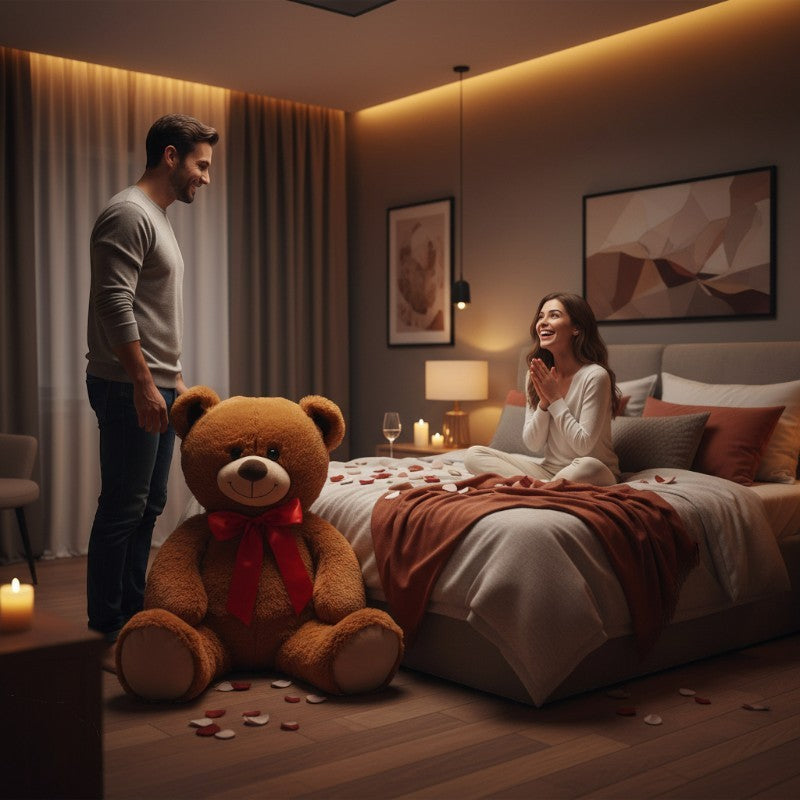 Peluche Orso 132 cm Caramello
