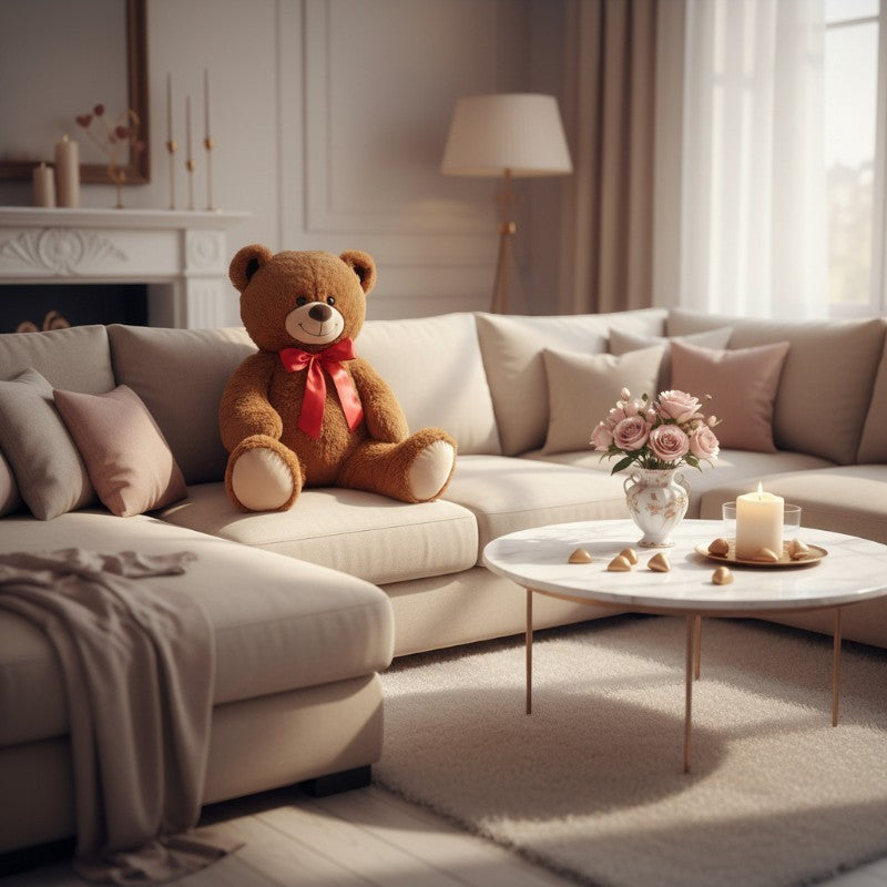 Peluche Orso 132 cm Caramello