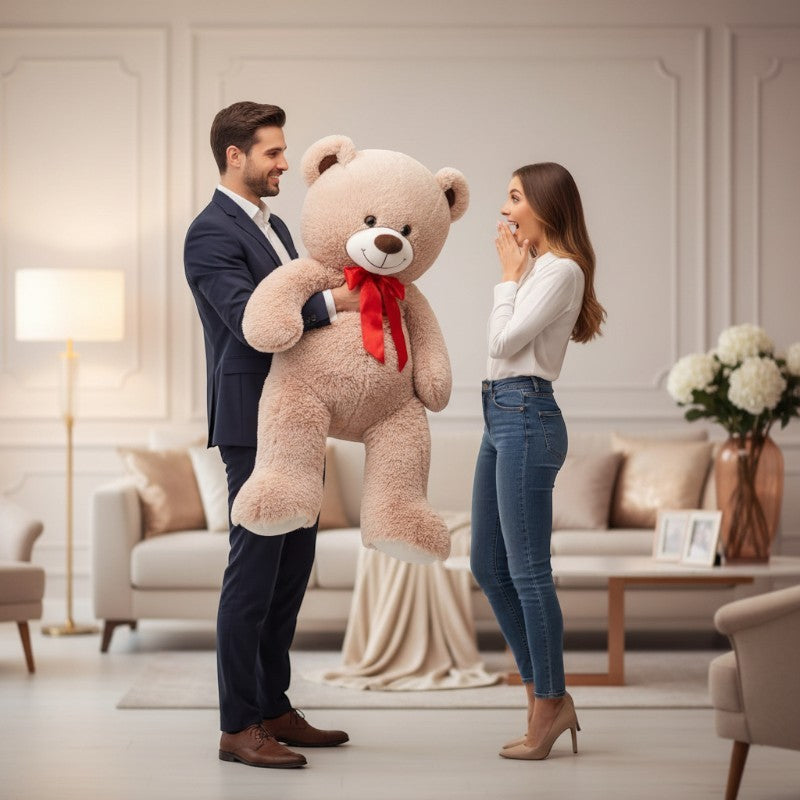 Peluche Orso 180 cm Beige