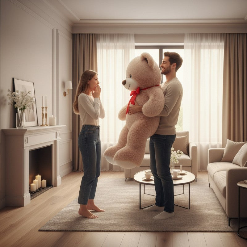 Peluche Orso 180 cm Beige