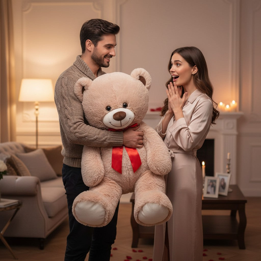 Peluche Orso 150 cm Beige
