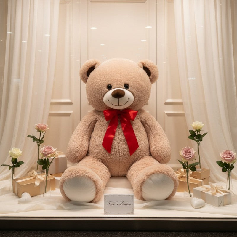 Peluche Orso 132 cm Beige