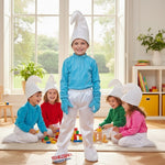Costume vestito di carnevale folletto blu 3-6 anni