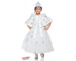 Costume vestito di carnevale Principessa dei ghiacci da 7 a 10 anni