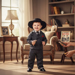 Costume vestito di carnevale Piccolo Gangster da 0 a 3 anni