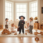 Costume vestito di carnevale Piccolo Gangster da 0 a 3 anni