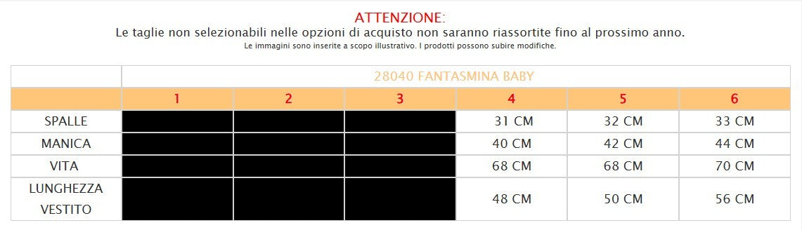 Costume vestito di carnevale 4-6 anni