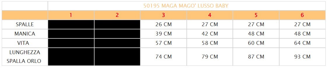 Costume vestito di carnevale Maga Mago Lussuoso 3–6 anni | Veneziano