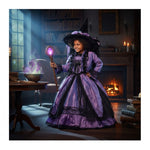 Costume vestito di carnevale Maga Mago Lussuoso 3–6 anni | Veneziano