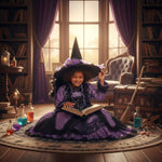 Costume vestito di carnevale Maga Mago Lussuoso 3–6 anni | Veneziano