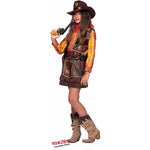 Costume vestito di carnevale Cowgirl da 3 a 6 anni