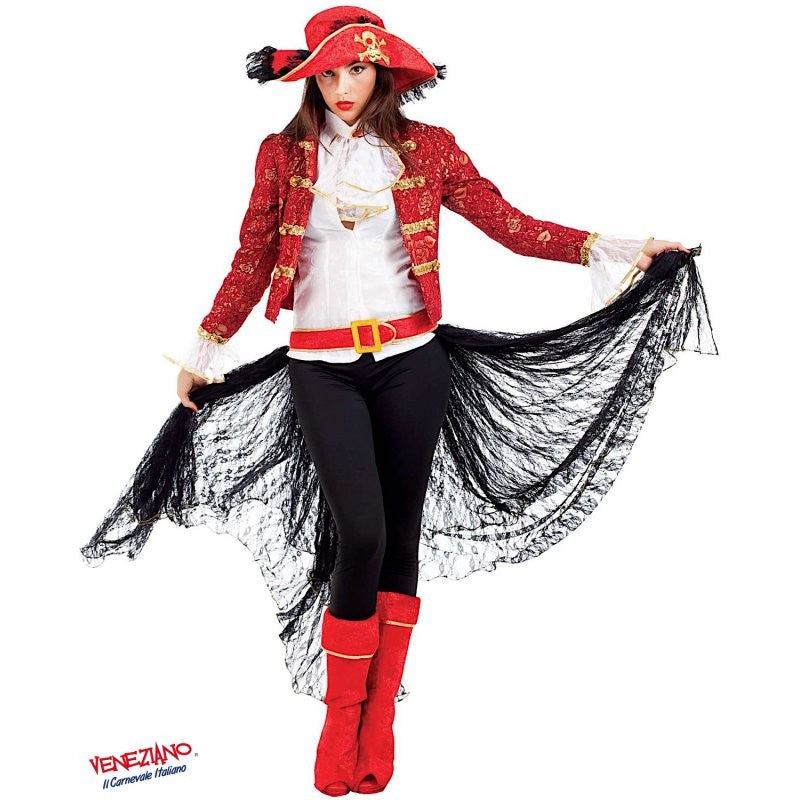 Costume vestito di carnevale Lady Corsara da S a XL