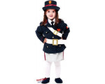 Vestito costume di carnevale piccola poliziotta
