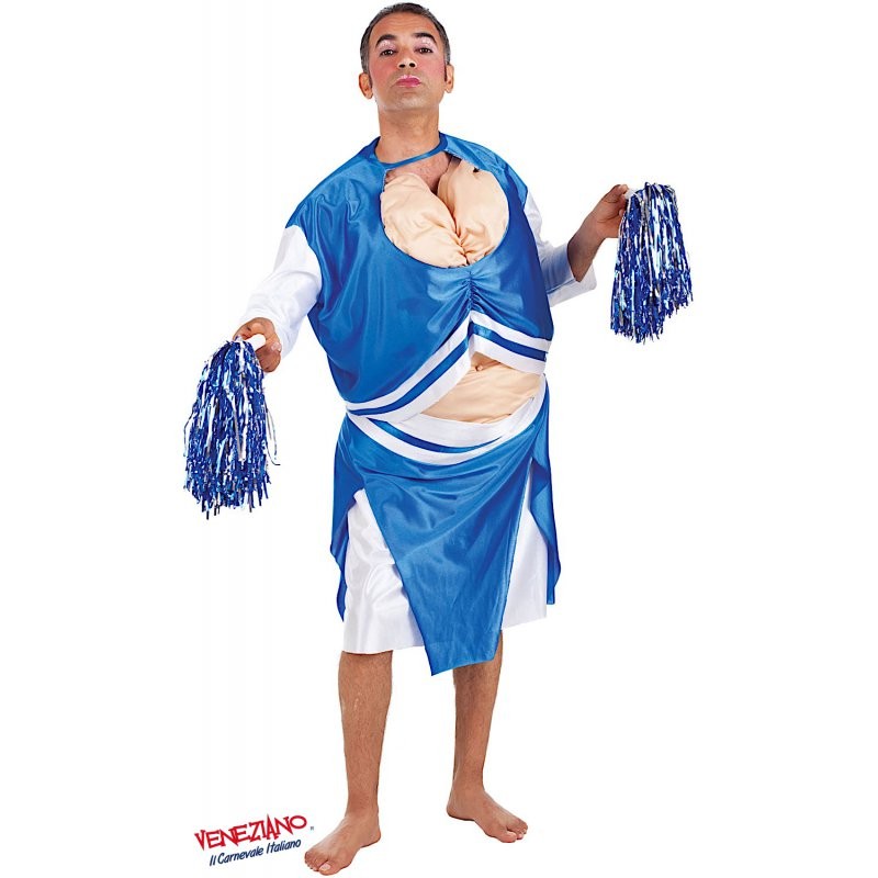 Vestito costume di carnevale Ragazzotta Pom Pom da S a XL