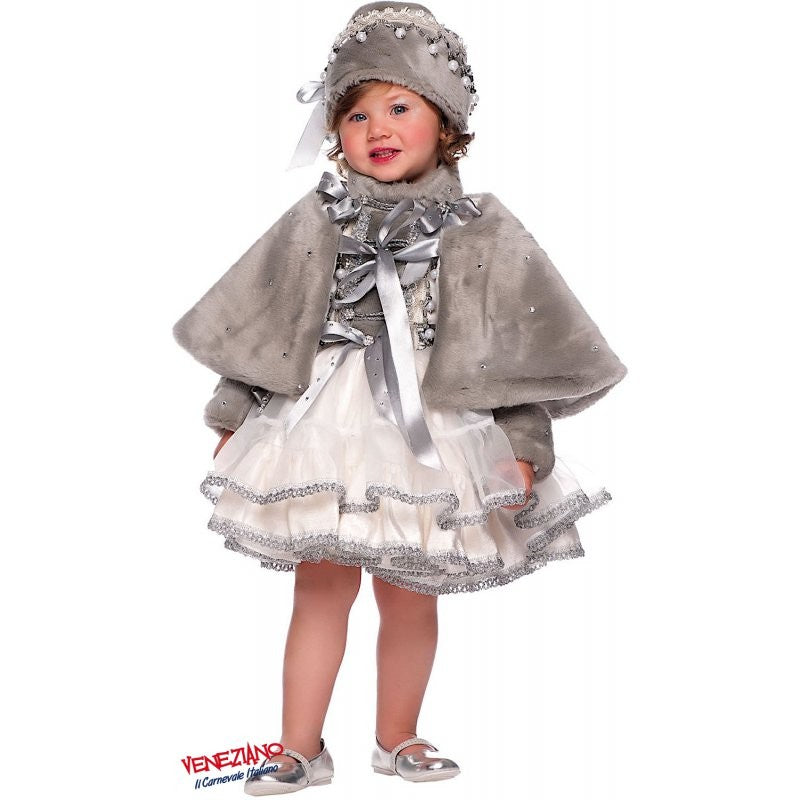 Costume vestito di carnevale principessa Katerina neonata da 0 a 3 anni