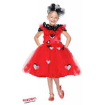 Costume vestito di Carnevale Principessa dei cuori Baby da 3 a 6 anni