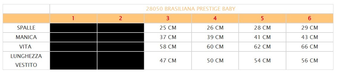 Costume Vestito di carnevale brasiliana prestige 3-5 anni