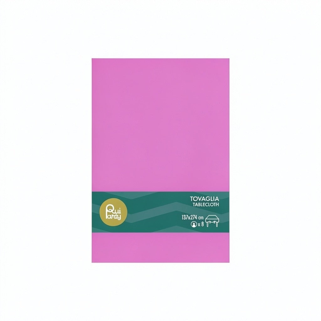 Tovaglia in plastica cm137x274 fucsia