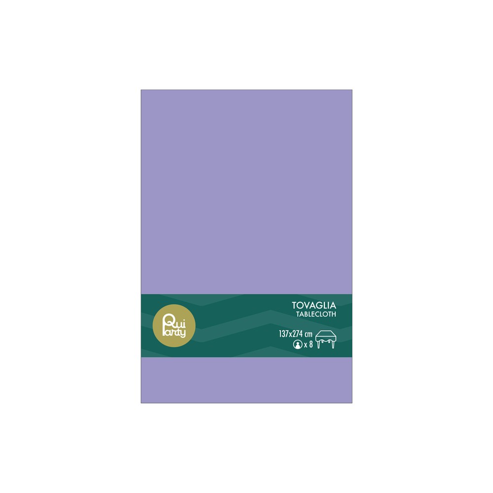 Tovaglia in plastica cm137x274 lavanda