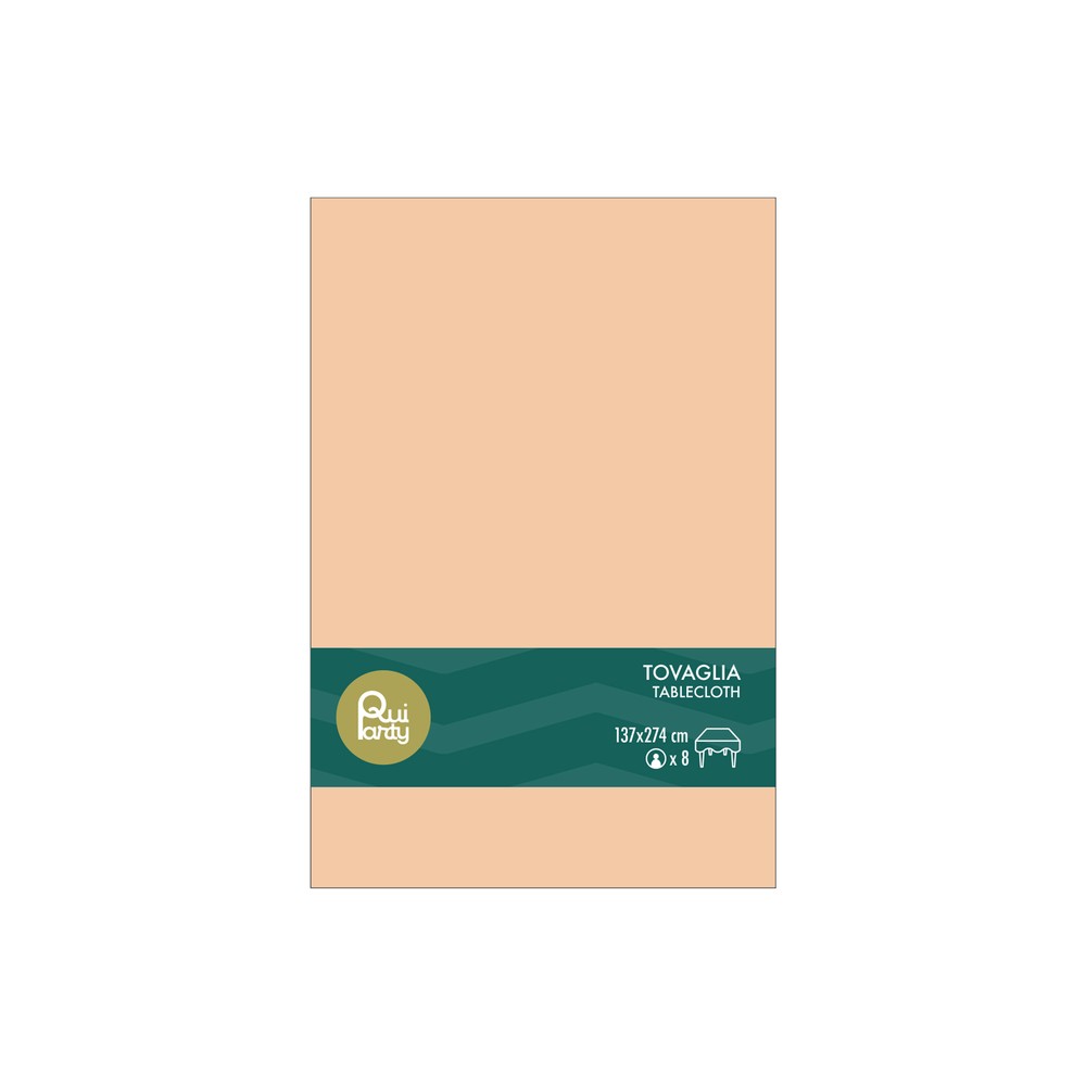 Tovaglia in plastica cm137x274 pesca