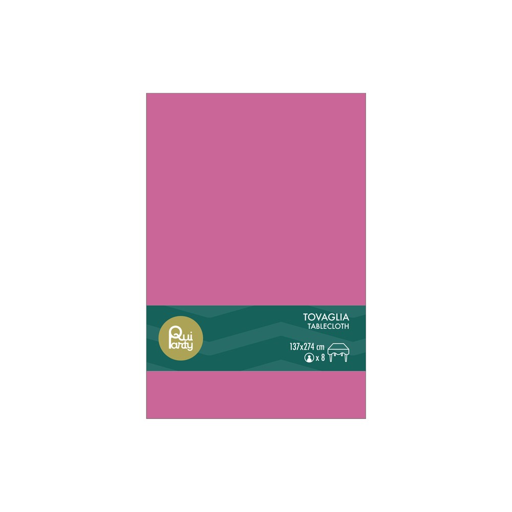 Tovaglia in plastica cm137x274 malva