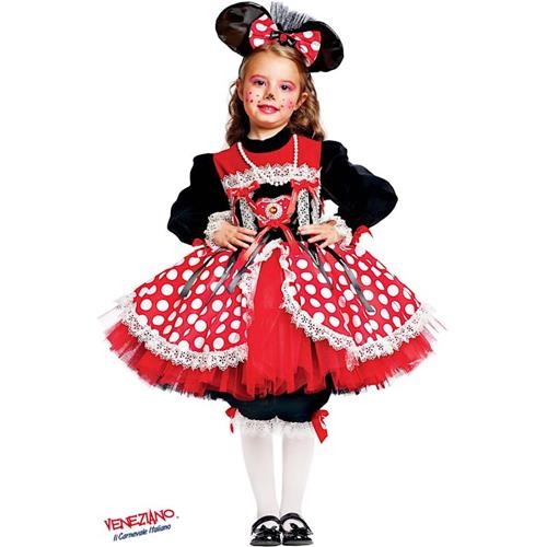 Costume vestito di carnevale topina prestige 7-10 anni