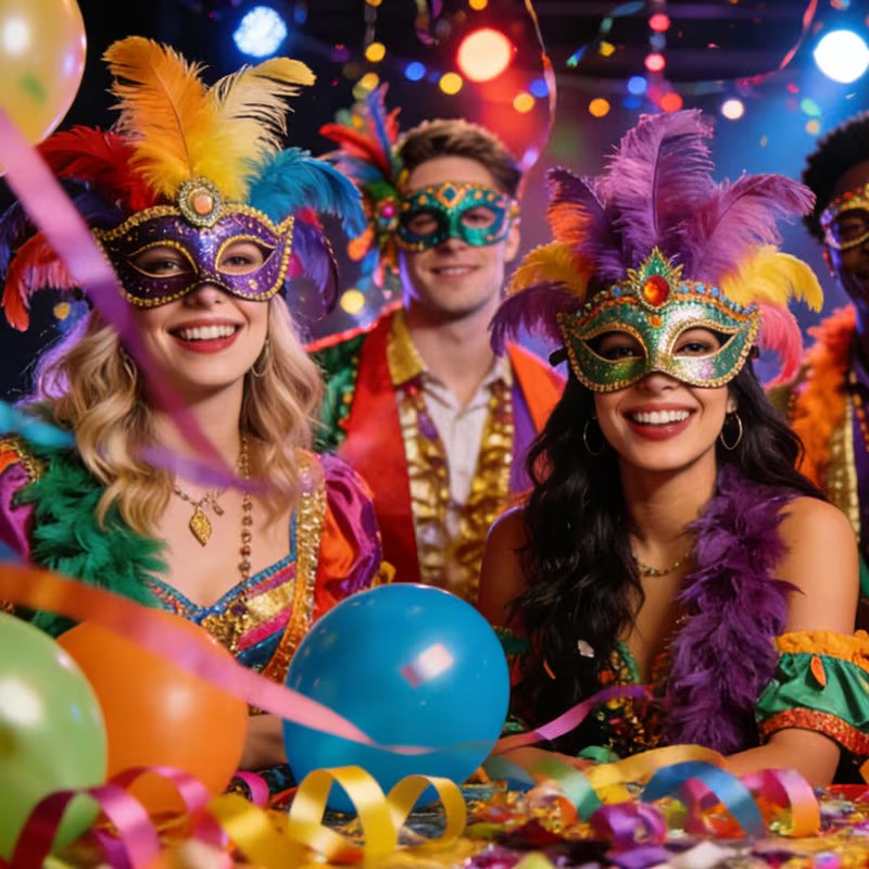 Rotoli stelle filanti colorati per Carnevale 12,5 cm – 20 rotolini