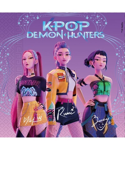 Tovaglioli 33 cm K-Pop Demon – 20 pezzi