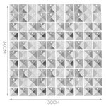 Shimmer Wall Argento 30x30 prismatico
