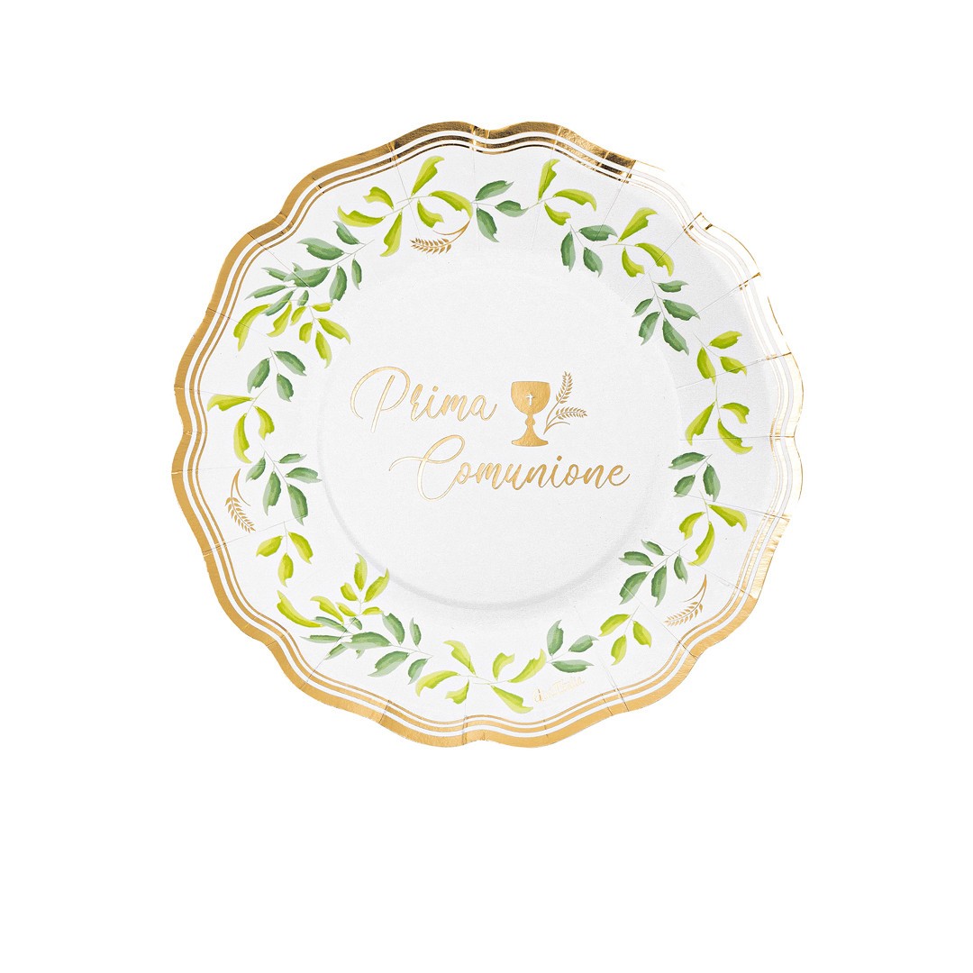 Piatti dessert 21 cm per prima comunione