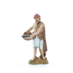 Statuina Pescivendolo stile Arabo per presepi, dipinta in serigrafia,altezza 9,2