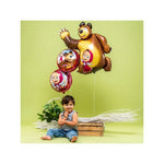 Palloncino mylar Masha e Orso 18" 45cm