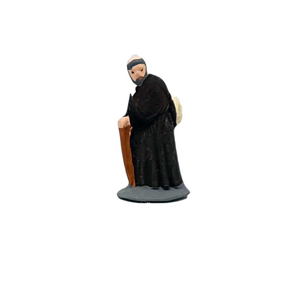 Pastore statuina Monaco 3,5cm di terracotta per presepe