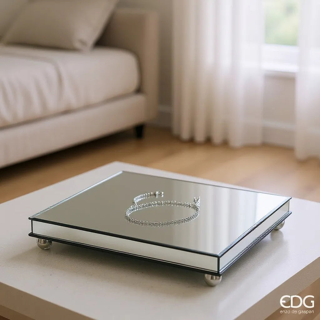 Alzata a Specchio con Piedini H5x20x20 EDG