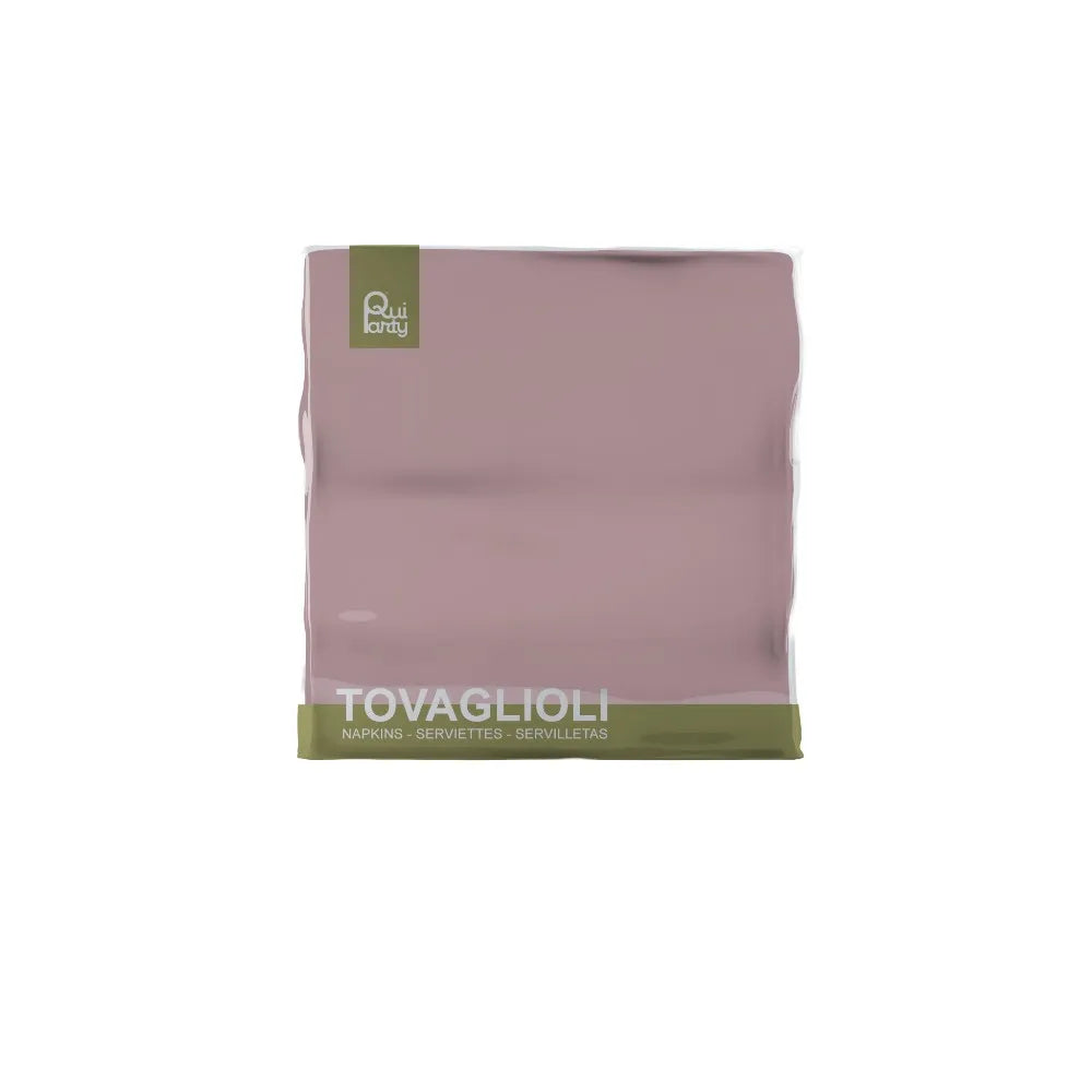 Tovaglioli 33cm 2veli 40pz Rosato