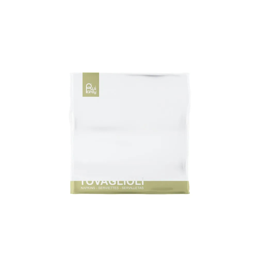 Tovaglioli 33cm 2veli 40pz Bianco