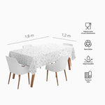 Tovaglia di carta piegata impermeabile 1,20 x 1,80 m Unicorni magici da colorare