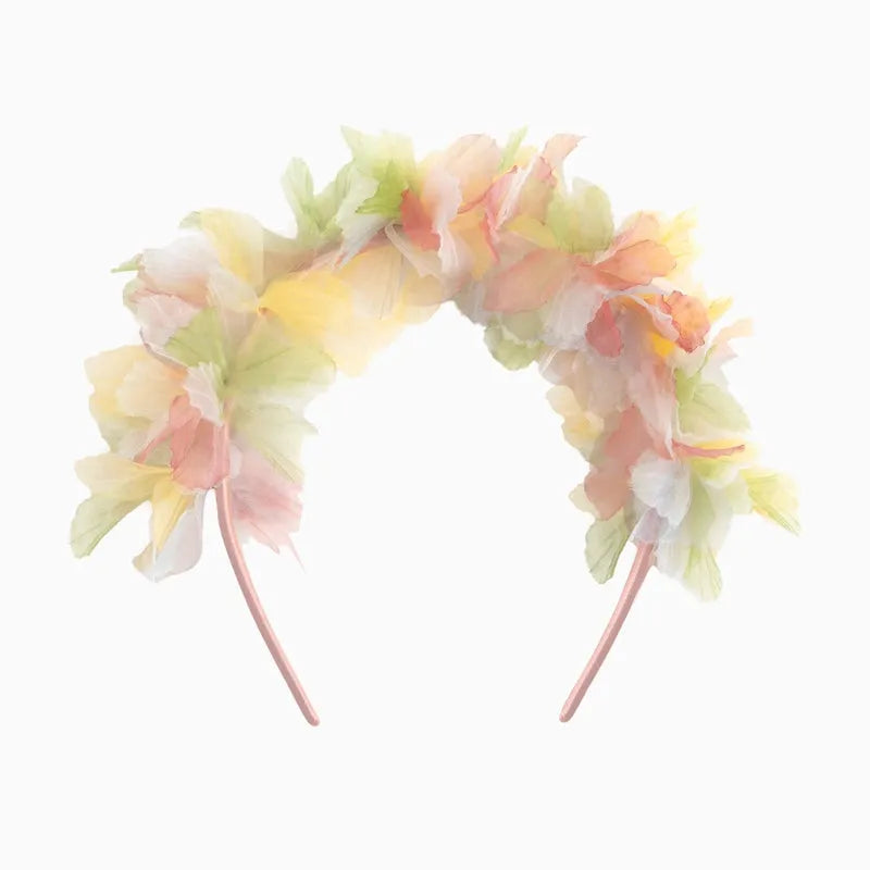 Diadema con fiori colorati fascia capelli floreale costume