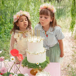 Diadema con fiori colorati fascia capelli floreale costume