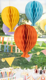 Set 2 decorazioni carta palloncini 25 cm festa party